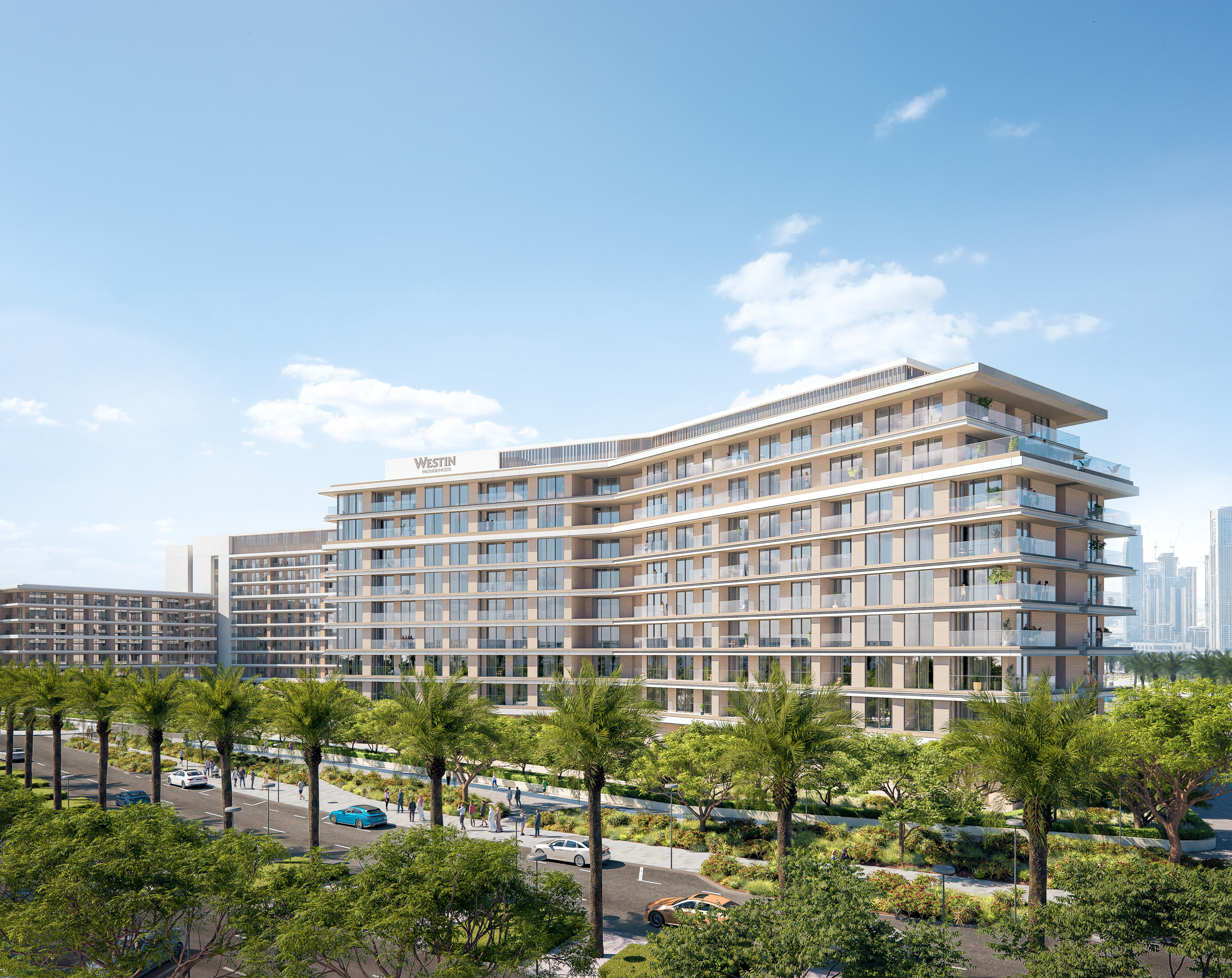 Dubai Creek Gardens landscape view 2